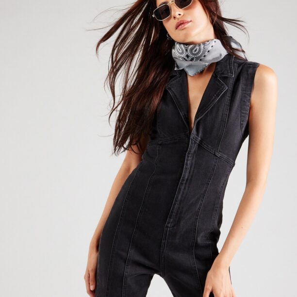 Preţ Free People Salopeta 'CRVY RING THE ALARM'  negru denim