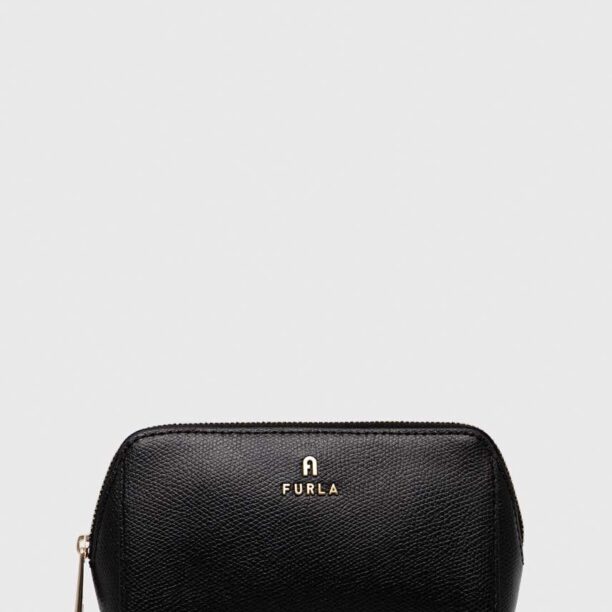 Furla punga cosmetice Ares culoarea negru