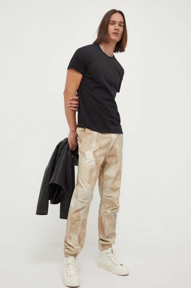 G-Star Raw pantaloni de bumbac