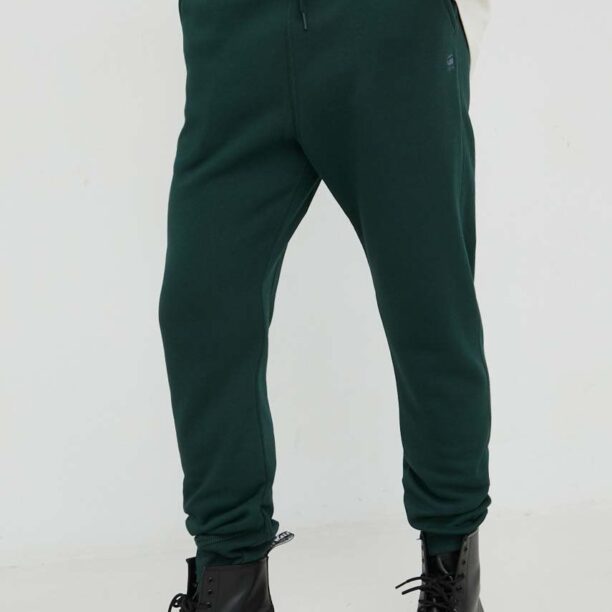 G-Star Raw pantaloni de trening culoarea verde