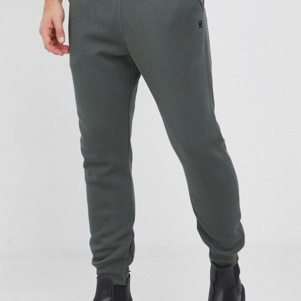 G-Star Raw pantaloni de trening culoarea verde