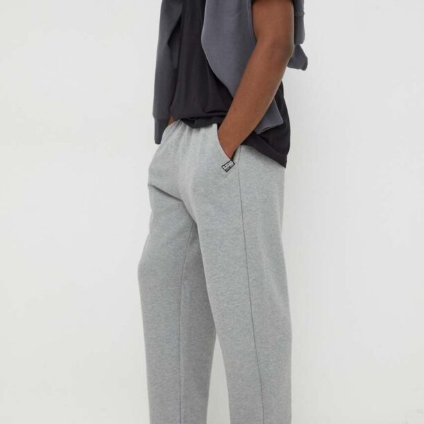 G-Star Raw pantaloni de trening din bumbac culoarea gri