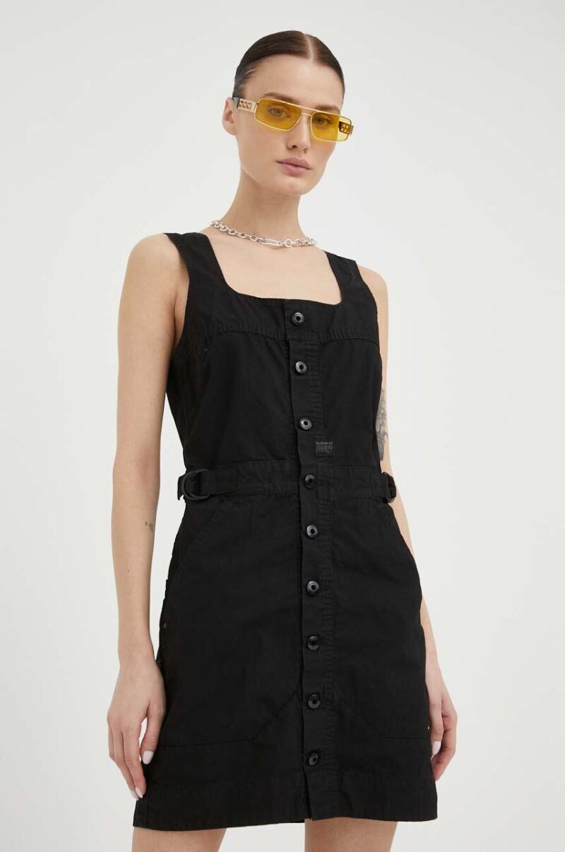 G-Star Raw rochie culoarea negru