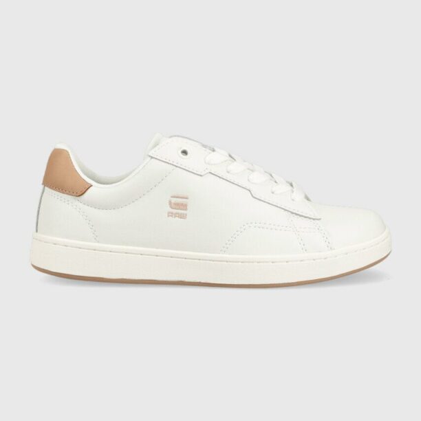 G-Star Raw sneakers din piele Cadet Pop culoarea alb