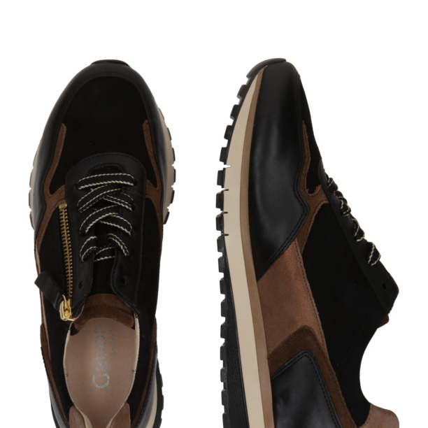 GABOR Sneaker low  maro / maro cappuccino / negru