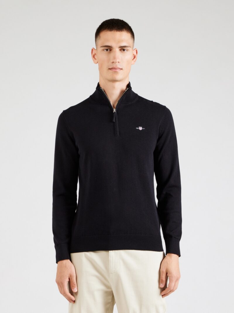 GANT Pulover 'Classic'  bleumarin / gri deschis / roșu / negru