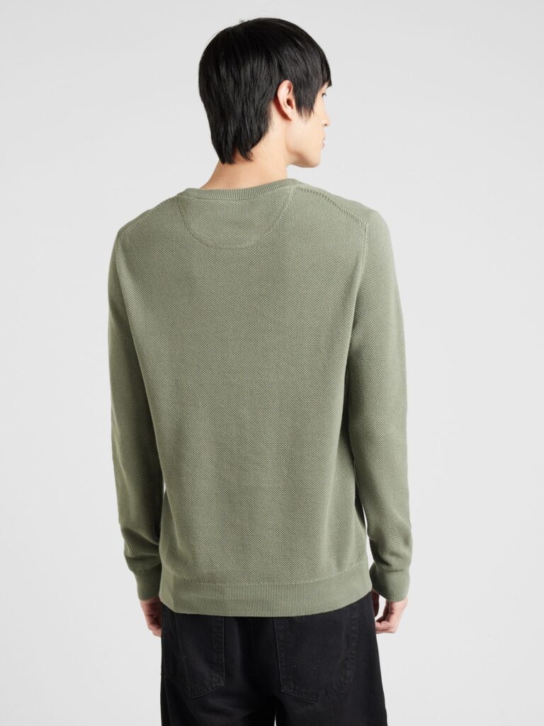 GANT Pulover  verde kiwi / alb preţ