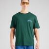 GANT Tricou  albastru / verde / alb