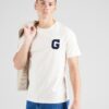 GANT Tricou  crem / bleumarin