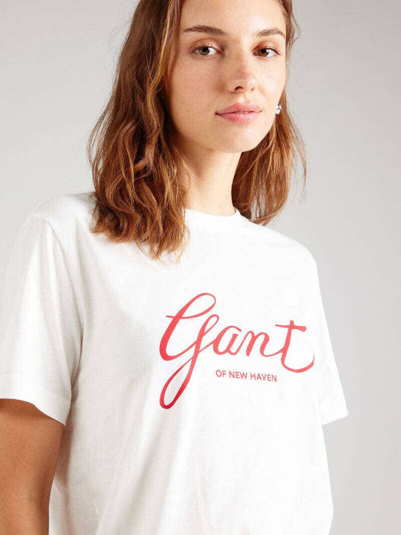 Preţ GANT Tricou  roșu / alb