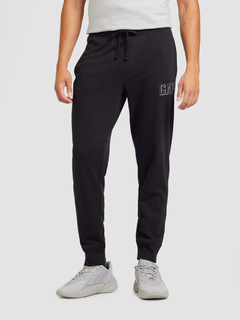 GAP Pantaloni  negru / alb preţ