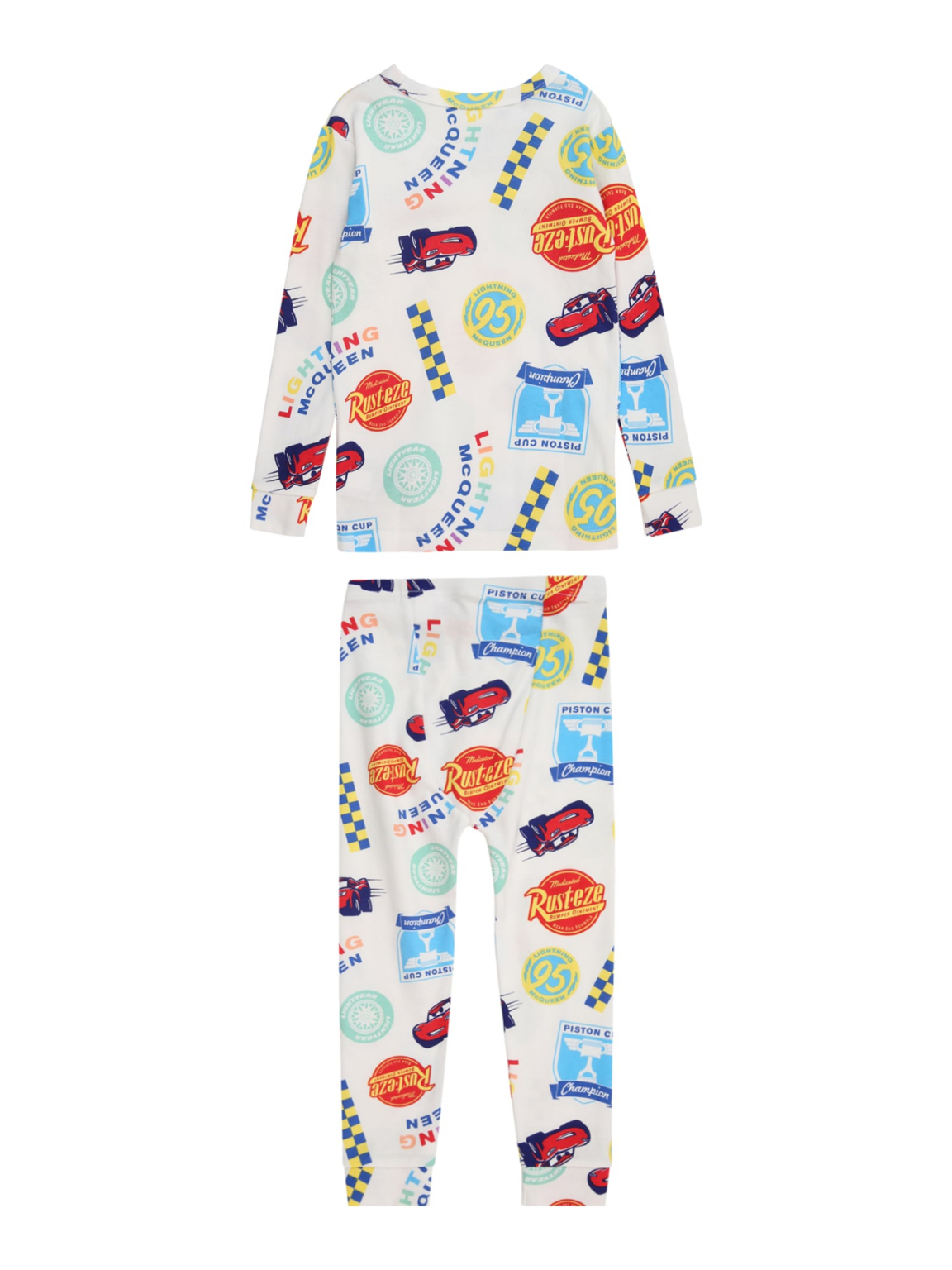 GAP Pijamale  albastru / galben / sângeriu / alb