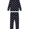 GAP Pijamale  bleumarin / verde smarald / alb
