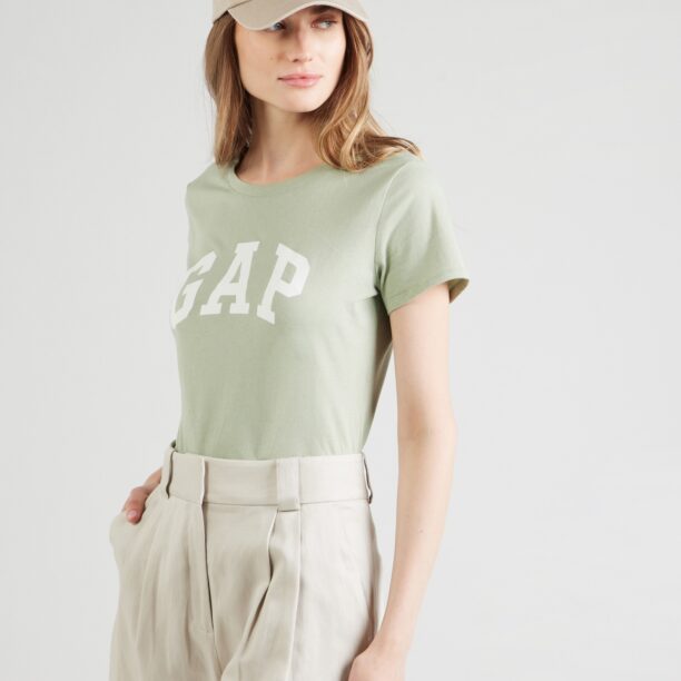 GAP Tricou 'CLSC'  verde mentă / alb