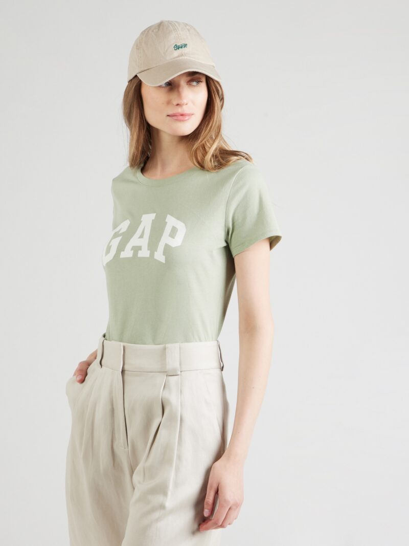 GAP Tricou 'CLSC'  verde mentă / alb