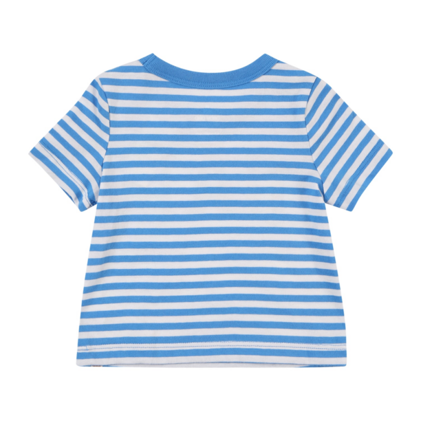 GAP Tricou  albastru marin / albastru deschis / alb