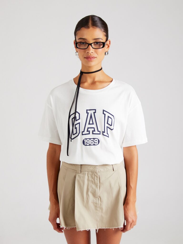 GAP Tricou  indigo / alb