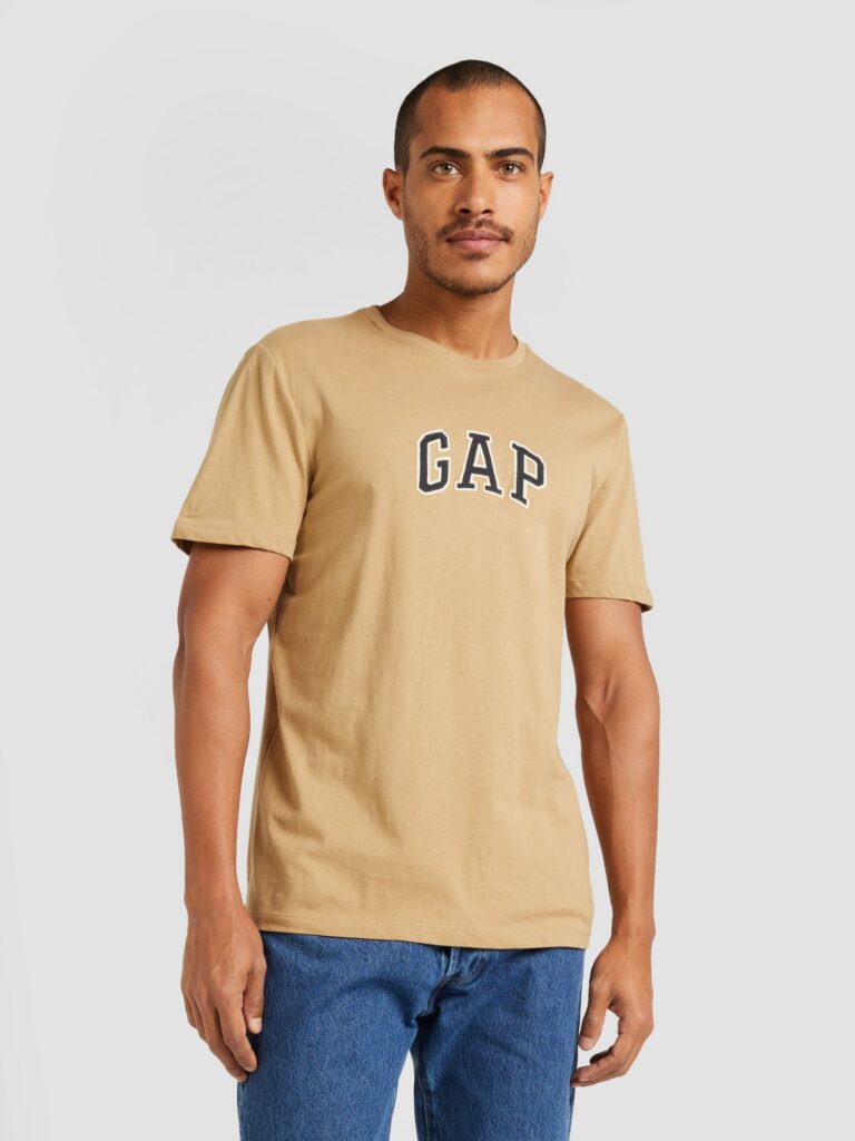 GAP Tricou  maro deschis / negru / alb preţ