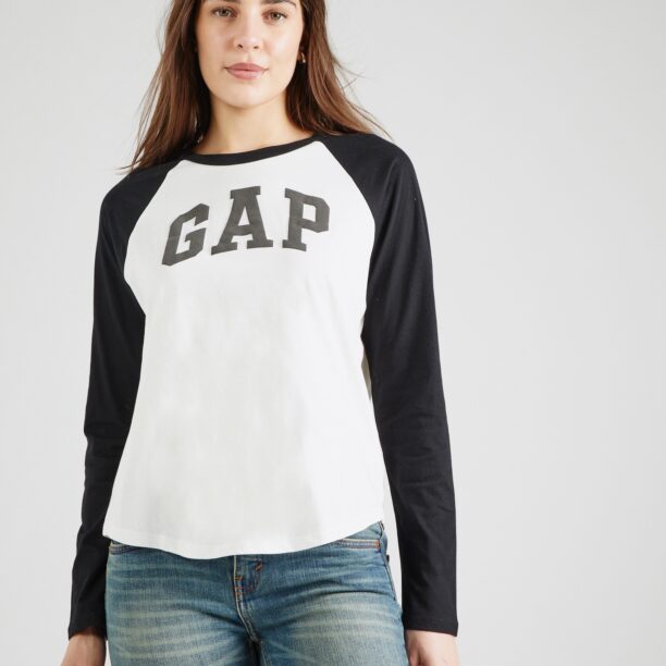 GAP Tricou  negru / alb