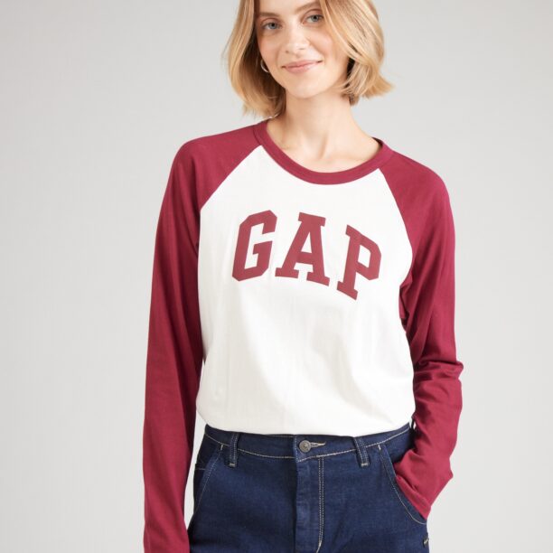 GAP Tricou  roșu / alb murdar