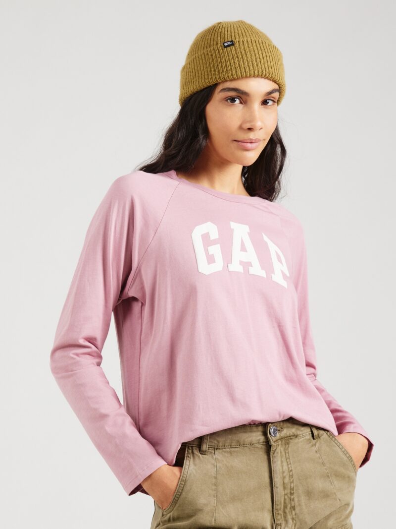 GAP Tricou  roz / alb