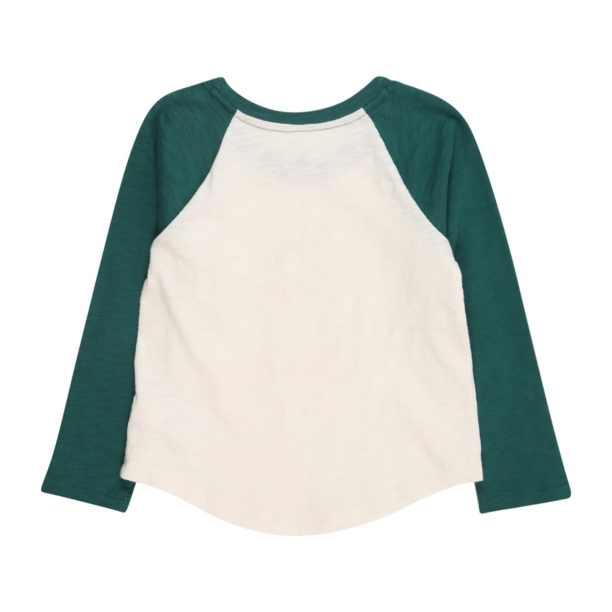 GAP Tricou  verde smarald / roz / alb murdar