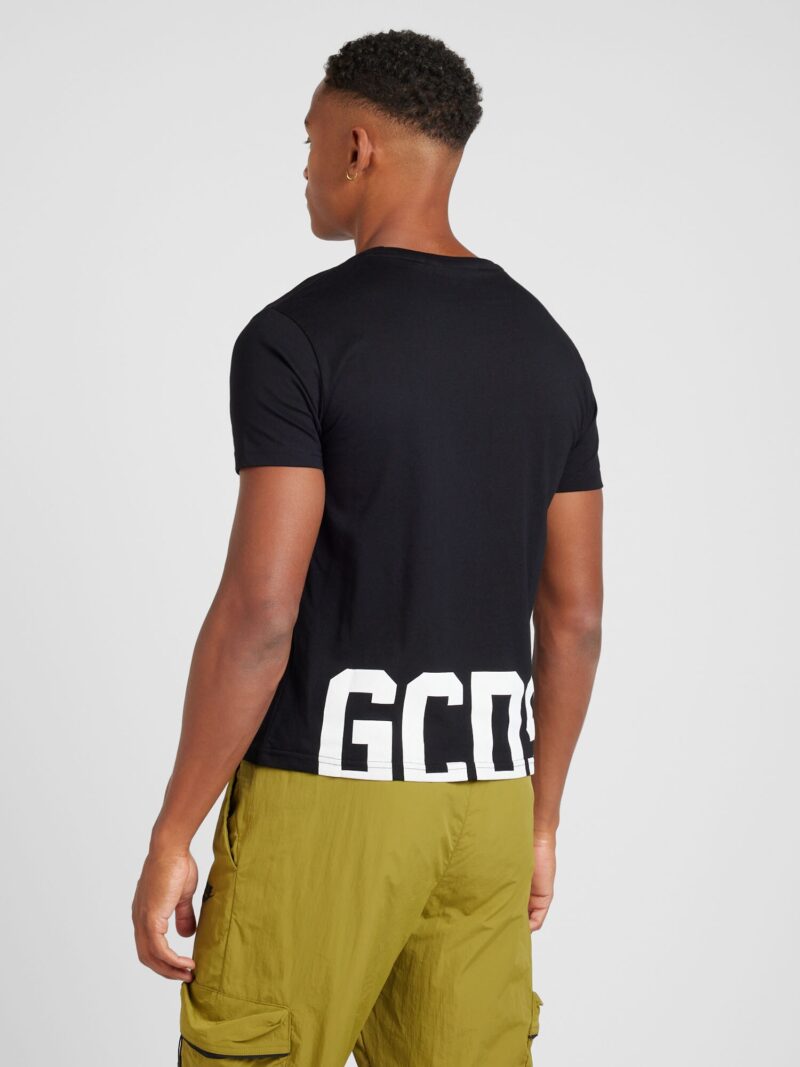 GCDS Tricou  negru / alb