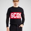 GCDS Tricou  roșu / negru / alb