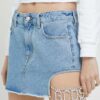 GCDS fusta jeans mini