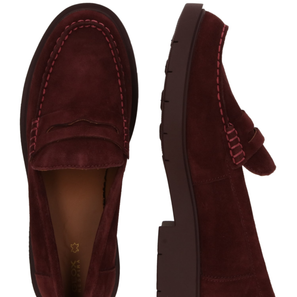 GEOX Mocasini 'SPHERICA'  roșu merlot