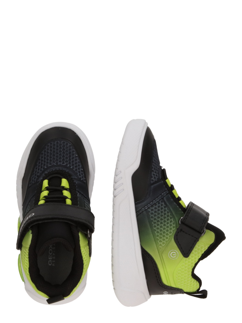 GEOX Sneaker 'ILLUMINUS'  verde măr / negru