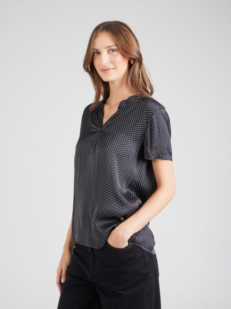 GERRY WEBER Bluză  negru / alb