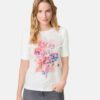 GERRY WEBER Tricou  albastru / roz / roz / alb