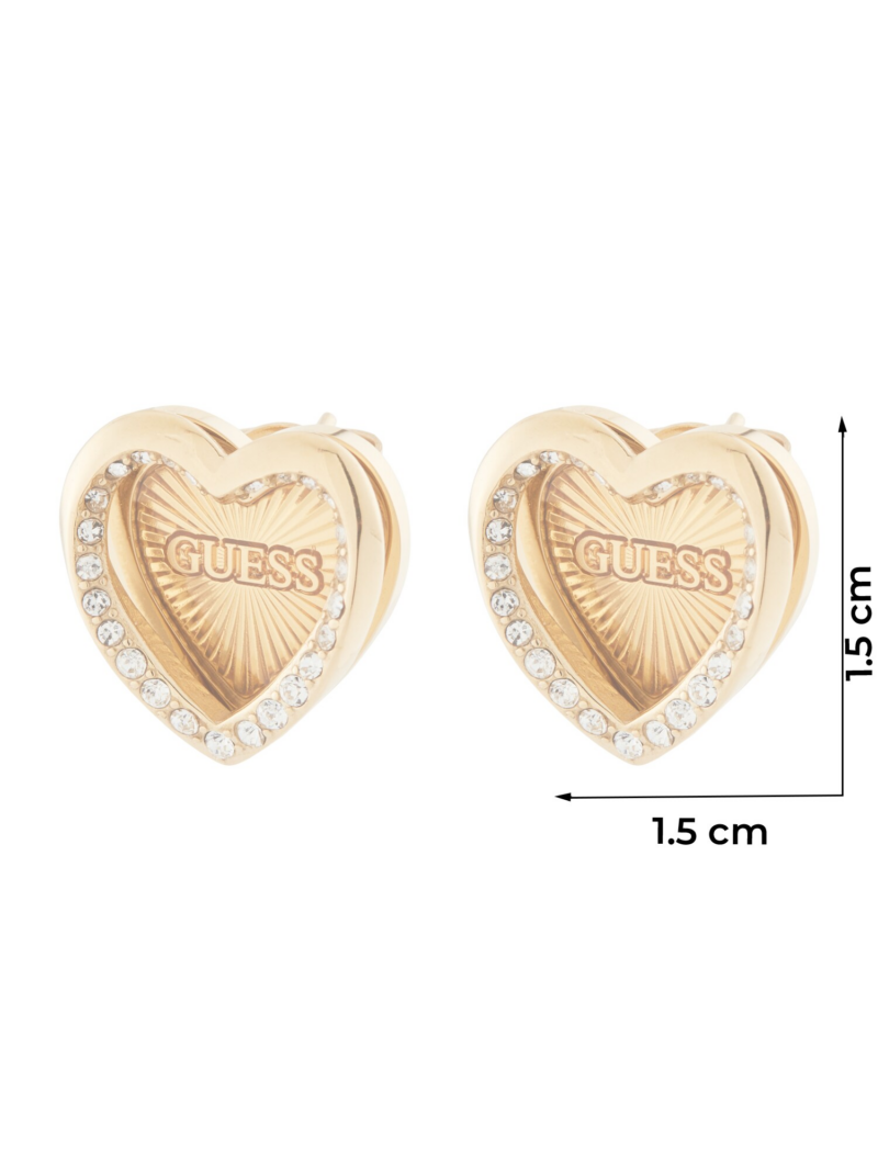 GUESS Cercei  auriu / transparent