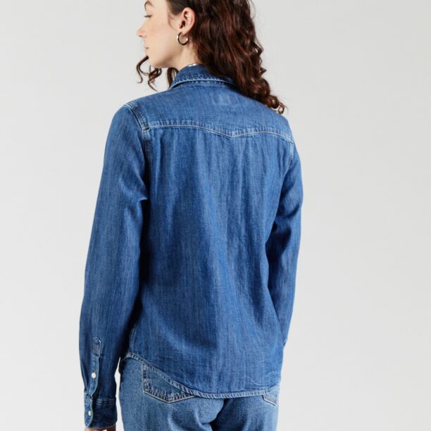 GUESS JEANS Bluză  albastru închis preţ