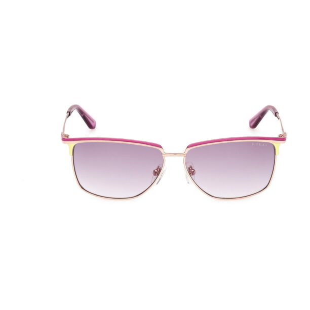 GUESS Ochelari de soare  auriu / albastru violet / roz