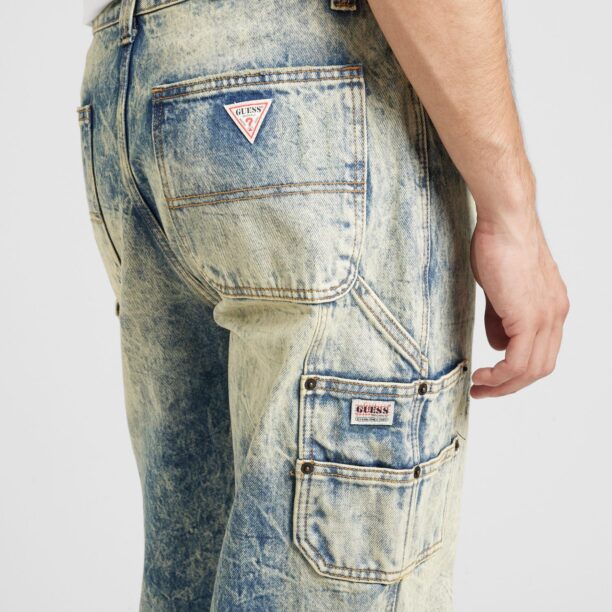 GUESS Originals Pantaloni eleganți 'GO'  albastru preţ