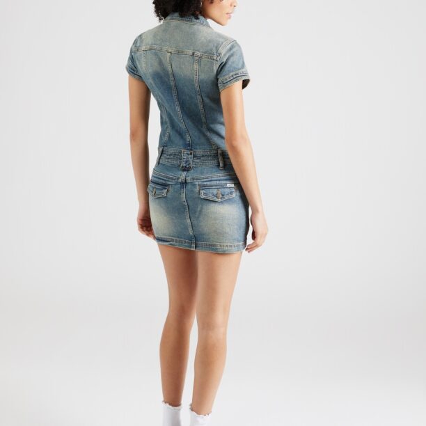 GUESS Originals Rochie tip bluză 'GO'  albastru denim preţ