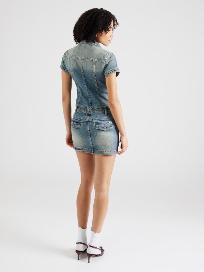 GUESS Originals Rochie tip bluză 'GO'  albastru denim preţ