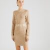 GUESS Rochie tricotat 'LISE'  maro cappuccino / gri taupe