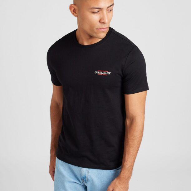 GUESS Tricou 'American Tradition'  roșu / negru / alb preţ