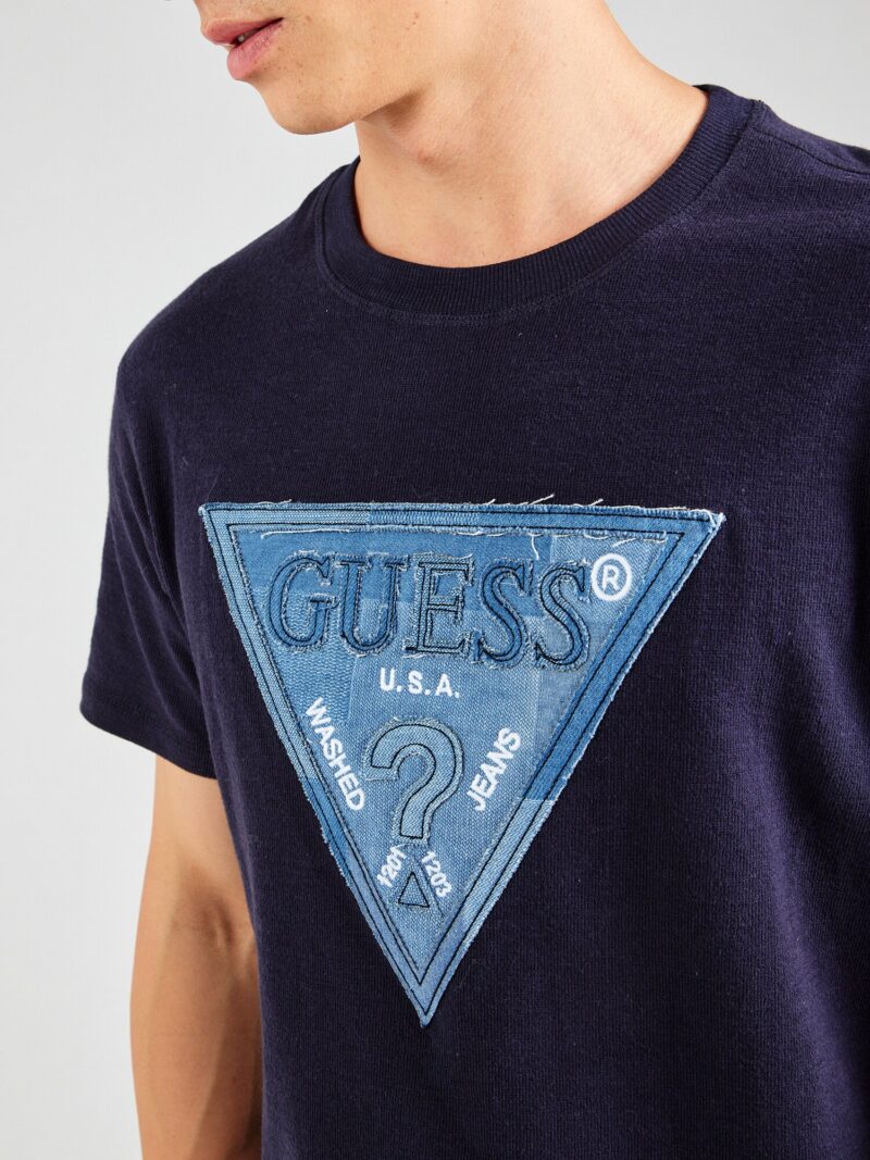 Preţ GUESS Tricou  albastru marin / albastru denim / alb