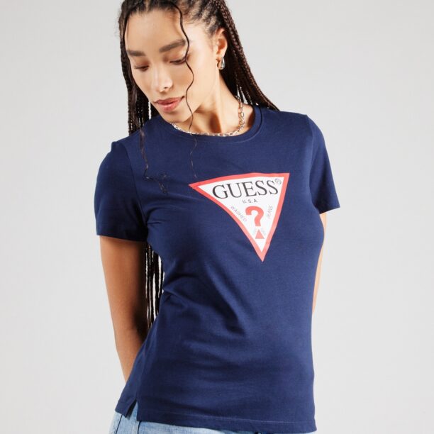 GUESS Tricou  bleumarin / roșu / negru / alb murdar