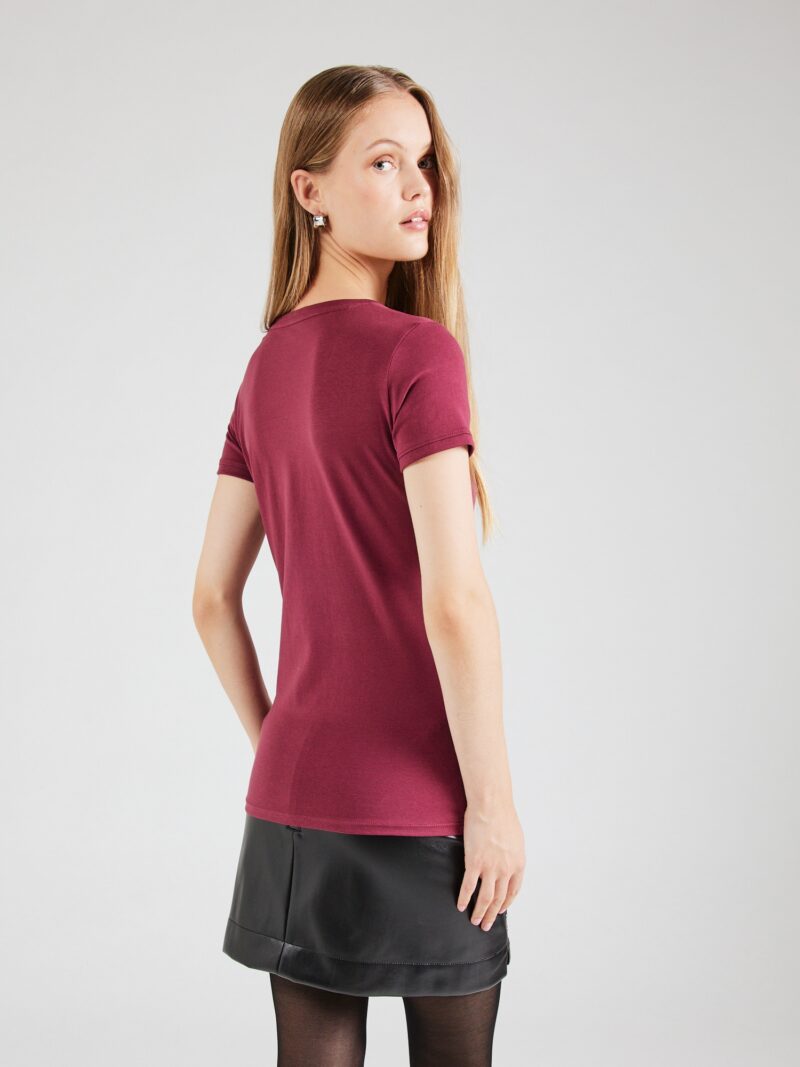 Preţ GUESS Tricou  roșu burgundy