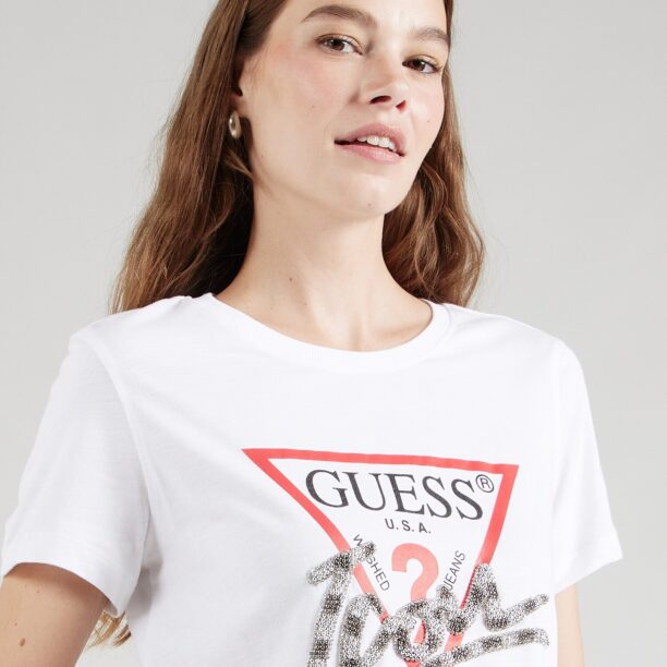 Preţ GUESS Tricou  roșu / negru / alb