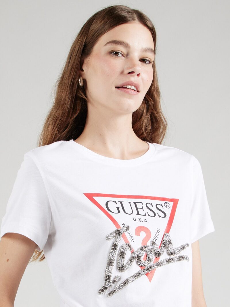 Preţ GUESS Tricou  roșu / negru / alb