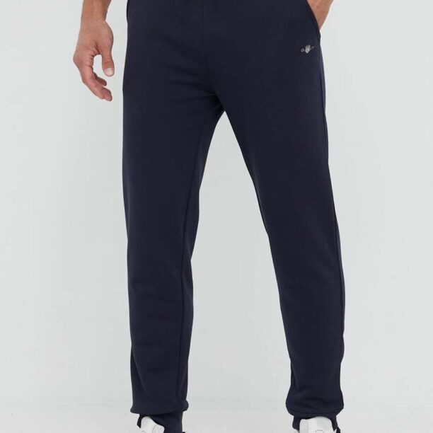 Gant pantaloni de trening culoarea albastru marin