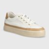 Gant sneakers din piele Avona culoarea alb