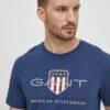 Gant tricou din bumbac cu imprimeu