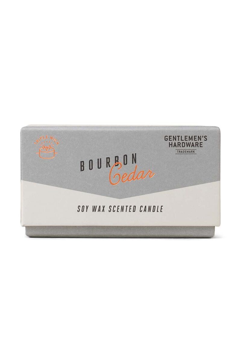 Gentelmen's Hardware lumanare parfumata de soia Bourbon Cedat 198 g preţ